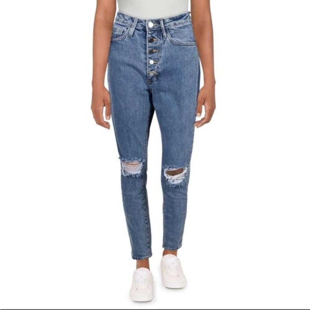 WeWoreWhat The Danielle High Rise Vintage Straight NEW - Picture 2 of 6